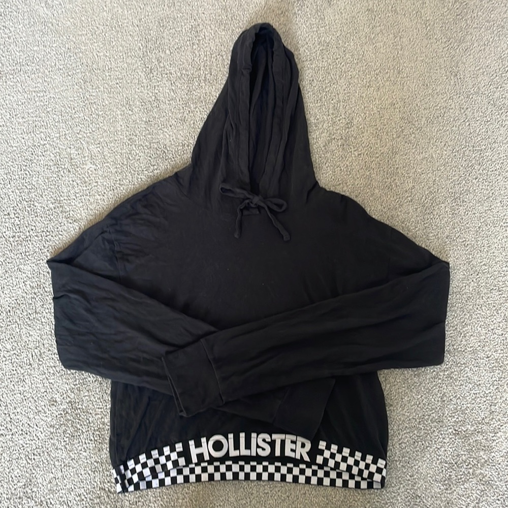 Hollister long sleeve shirt black